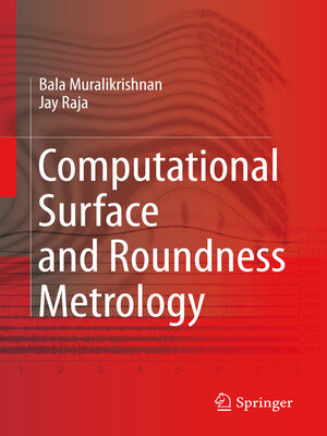 cover image of Computational Surface and Roundness Metrology